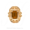GS461 CIT - 14 Karat Gold Citrine Slide 