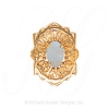 GS468 OP - 14 Karat Gold Opal Slide 