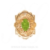 GS468 PD - 14 Karat Gold Peridot Slide 