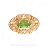 GS470 PD - 14 Karat Gold Peridot Slide 