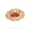 GS470 PT - 14 Karat Gold Pink Tourmaline Slide 