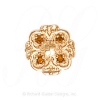 GS471 CIT - 14 Karat Gold Citrine Slide 