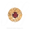 GS472 PT - 14 Karat Gold Pink Tourmaline Slide 