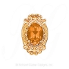 GS483 CIT - 14 Karat Gold Citrine Slide 