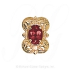 GS494 PT - 14 Karat Gold Pink Tourmaline Slide 