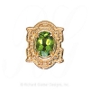 GS495 PD - 14 Karat Gold Peridot Slide 