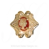 GS499 CAM - 14 Karat Gold Cameo Slide 