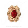 GS500 G - 14 Karat Gold Garnet Slide 