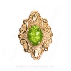 GS506 PD - 14 Karat Gold Peridot Slide 