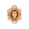 GS509 CAM - 14 Karat Gold Cameo Slide 