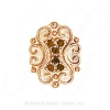 GS534 CIT - 14 Karat Gold Citrine Slide 