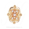 GS538 PL - 14 Karat Gold Pearl Slide 
