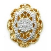 N292 14K 1 DIAMOND FILGREE SLIDE 
