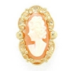 A1601 14K CAMEO SLIDE 