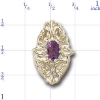 A1608 14K AMETHYST SLIDE 