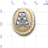 A3627 14K INITIAL "BLOCK" SLIDE 
