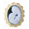 AC155 14K AGATE MOTHER & BABY SLIDE 