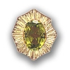 AC19 14K PERIDOT SLIDE 
