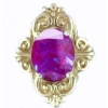 AC264 14K CREATED ALEXANDRITE SLIDE 