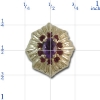 AC45 14K AMETHYST ROUND RUBY S/BACK SLIDE 