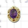 B588 14K AMETHYST SOLID SLIDE 