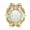 B589 14K OPAL SLIDE. 