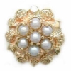 N278 14K PEARL NUGGET SLIDE 