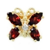 N360 14K MQ/PS GARNET1 DIAMOND SLIDE 