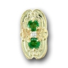 N638 14K SLIDE WITH 3 STONES 