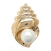 Y406 14K PEARL "SHELL" SLIDE 