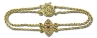 14K Sapphire Parisian Wheat Slide Starter Bracelet 